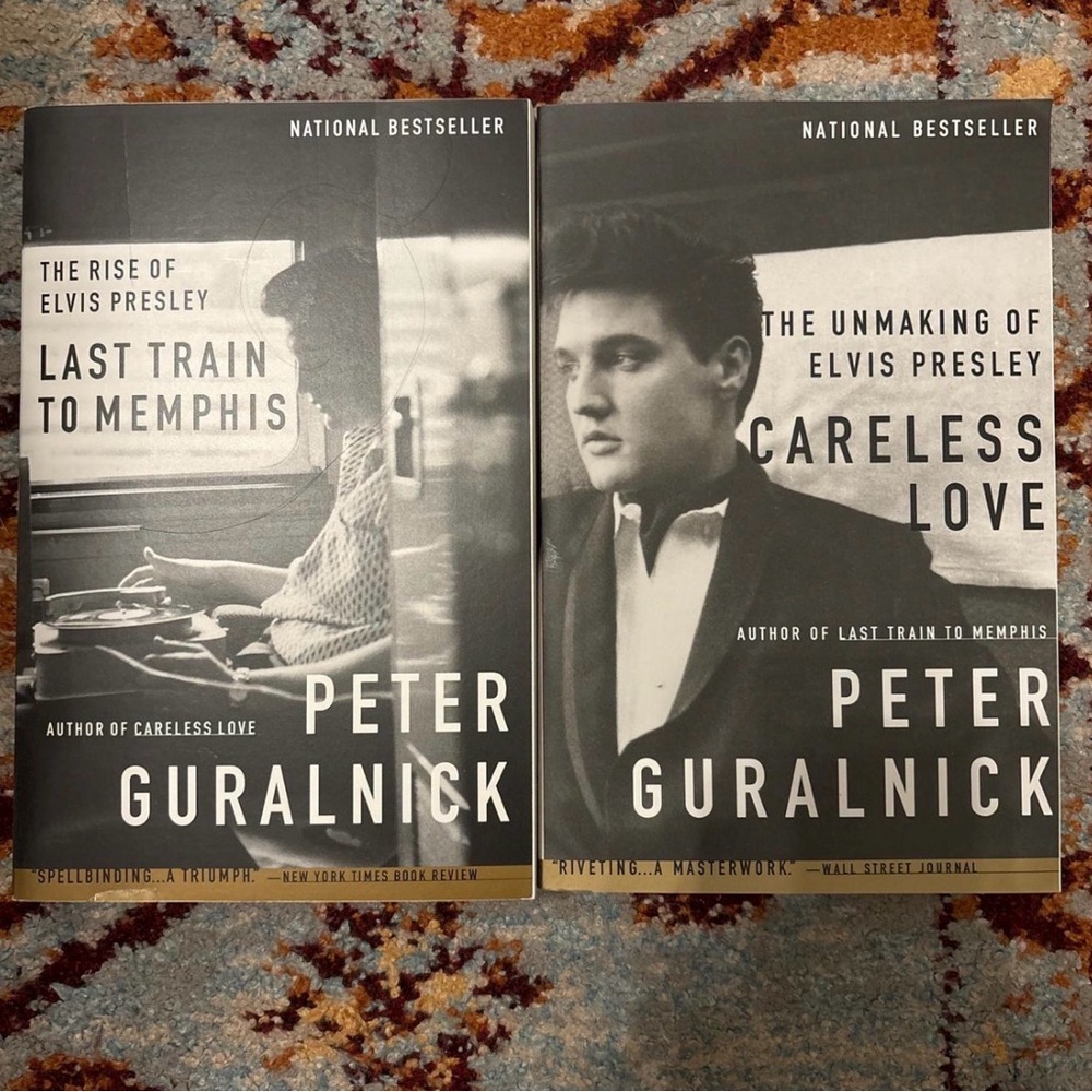 Peter Guralnick “Last Train to Memphis” and “Careless Love” Paperback Set